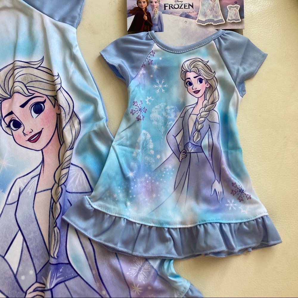 Disney Frozen Elsa Cute matching doll nightgown 5117 - Picture 4 of 6